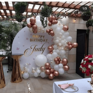 Organic balloon arrangement for hire