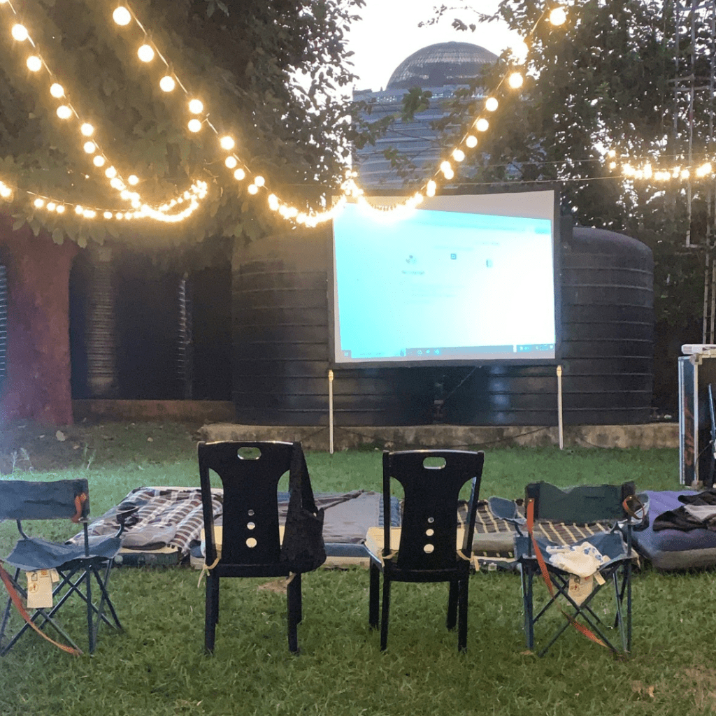 slumber party and movie nights